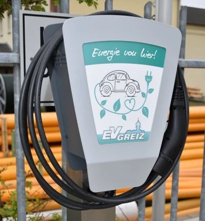 Wallbox der EV Greiz mit Typ-2-Anschluss – stufenverstellbare Ladeleistung von 3,6 bis 11 kW, für sicheres Laden von Elektrofahrzeugen
